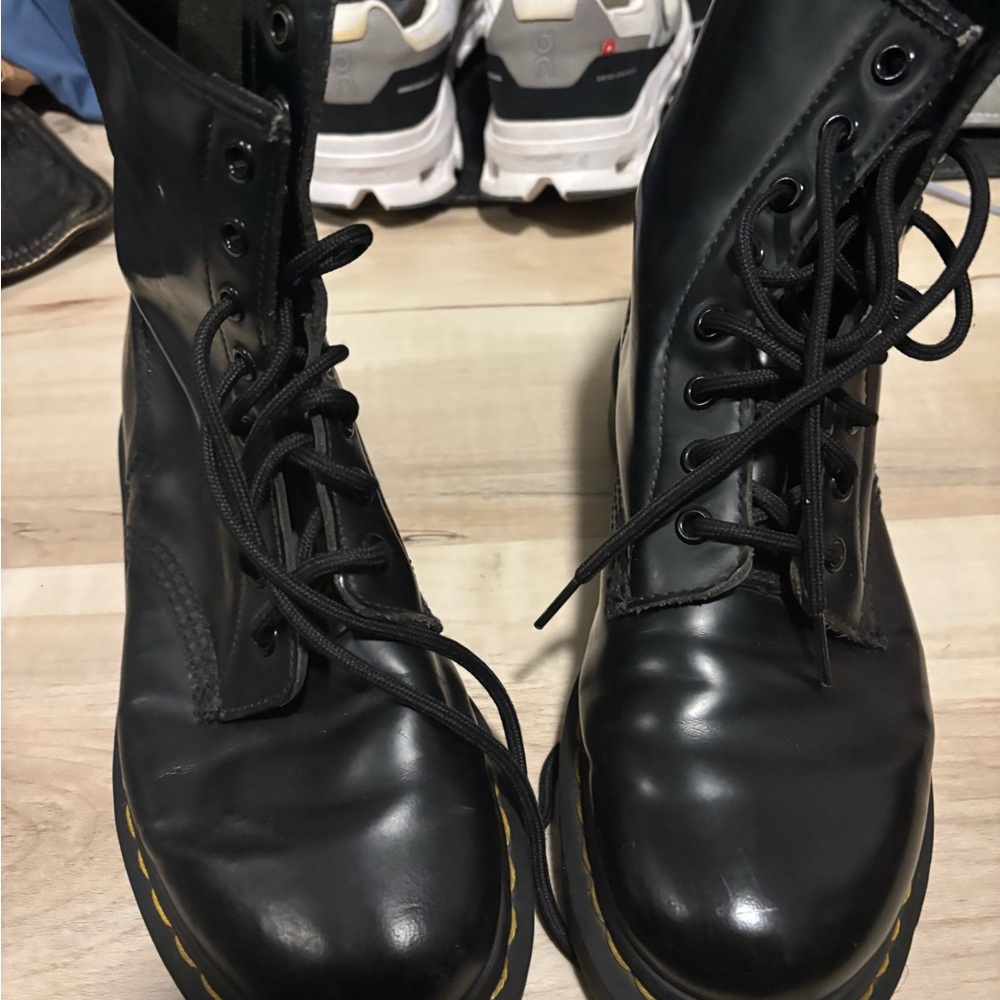 Dr. Martens Black Leather Boots